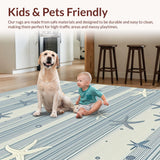 Elegant Grey Trellis Aesthetic(Blue)