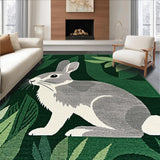 Cozy Rustic Wildlife Imagery(Green)