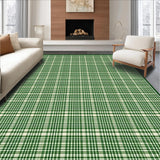 Ultra Soft Area Rug, Non Slip, Stain Resistant, Washable Area Rugs for Living Room, Bedroom, Rustic Fluffy Shag Textured Motif(Green)