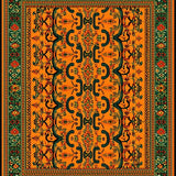 Ultra Soft Area Rug, Non Slip, Stain Resistant, Washable Area Rugs for Living Room, Bedroom, Chic Retro Wildlife Impression(Orange)