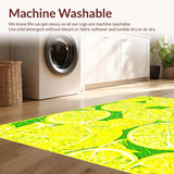 Ultra Soft Area Rug, Non Slip, Stain Resistant, Washable Area Rugs for Living Room, Bedroom, Vibrant Yellow Shaggy Pattern(Yellow)