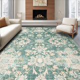 Rustic Sage Green Tiled Motif(Green)