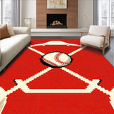 Dynamic Red and Beige(Red)