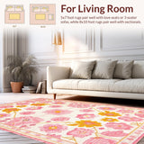 Floral Vintage Eclectic Motif(Pink)