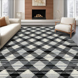 Vibrant Abstract Tiled Texture(Black)