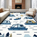Trendy Blue Gray Nature Fusion(Blue)