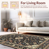 Stylish Retro Inspired Flora(Black)