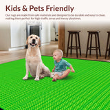 Elegant Green Tiled Motif(Green)