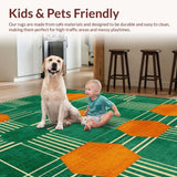 Lively Retro Shapes(Green)