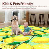 Contemporary Lemon Print Delight(Yellow)