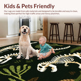 Charming Earthy Dinosaur Illustration(Black)