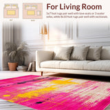 Artistic Distressed Symmetrical Design(Pink)