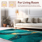 Contemporary Iridescent Swirl(Blue)