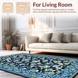 Chic Blue Botanical Design(Blue)