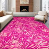 Ultra Soft Area Rug, Non Slip, Stain Resistant, Washable Area Rugs for Living Room, Bedroom, Soft Pastel Animal Expression(Pink)