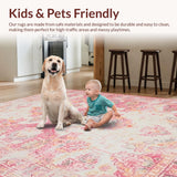 Elegant Pastel Distressed Motif(Pink)