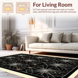 Eerie Monochrome Web Motif(Black)