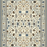 Ultra Soft Area Rug, Non Slip, Stain Resistant, Washable Area Rugs for Living Room, Bedroom, Transitional Cozy Animal Patterns(Beige)