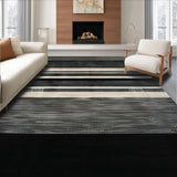 Ultra Soft Area Rug, Non Slip, Stain Resistant, Washable Area Rugs for Living Room, Bedroom, Minimalist Graphic Animal Theme(Black)