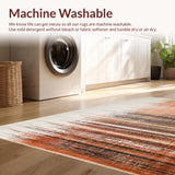 Earthtone Ombre Featuring Vintage Distressed Effect and Gradient(Orange)