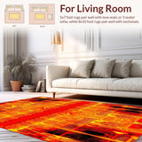 Dynamic Geometric Lava Illusion(Red)