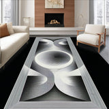 Elegant Monochromatic Hypnotic Swirl(Gray)