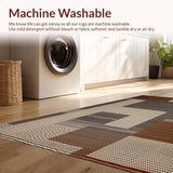Ultra Soft Area Rug, Non Slip, Stain Resistant, Washable Area Rugs for Living Room, Bedroom, Rustic Earthy Animal Print Aesthetic(Gray)