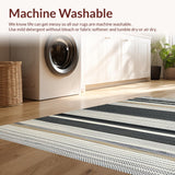 Cozy Distressed Black and Beige Style(Black)