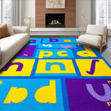 Colorful Numbers and Shapes Arrangement(Blue)