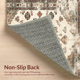 Elegant Earth Tone Distressed Motif(Beige)