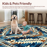 Contemporary Textured Blue Motif(Blue)