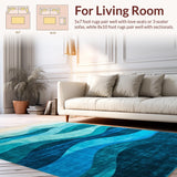 Artistic Blue Tides Visual Theme(Blue)