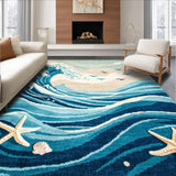 Charming Textured Beach Vibes(Blue)