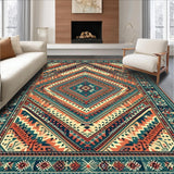 Geometric Tribal Artistry Aesthetic(Red)