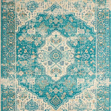Luxurious Aqua Medallion Design(Blue)