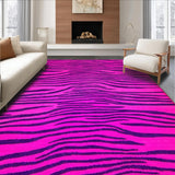 Ultra Soft Area Rug, Non Slip, Stain Resistant, Washable Area Rugs for Living Room, Bedroom, Soft Pink Animal Themed Decor(Purple)