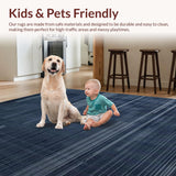 Bold Geometric Textured Design(Blue)