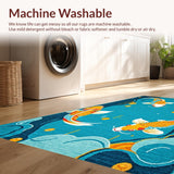 Joyful Coastal Vibe Bath Decor(Blue)