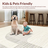 Geometric Cream Wavy Aesthetic(Beige)