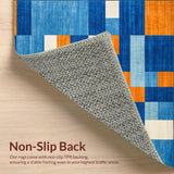 Funky Rainbow Fuzzy Geometry(Blue)