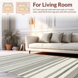 Chic Monochrome Striped Design(Beige)