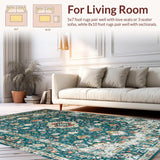 Rustic Dark Green Tiled Motif(Green)