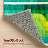 Contemporary Colorful Symmetrical Design(Green)