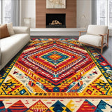 Dynamic Warm Tones Geometric Style(Red)