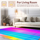 Joyful Shag Patterned Decor(Blue)