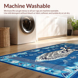 Dynamic Blue and Gray Ethnic Style(Blue)