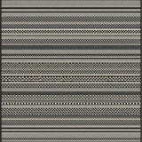 Ultra Soft Area Rug, Non Slip, Stain Resistant, Washable Area Rugs for Living Room, Bedroom, Trendy Minimalist Tribal Design Element(Black)