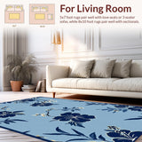 Vibrant Tropical Motif Runner(Blue)