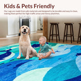 Blue Graphic Fantasy Scene(Blue)