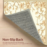 Imperial Collection Floral Elegant Classic Vine(Beige)